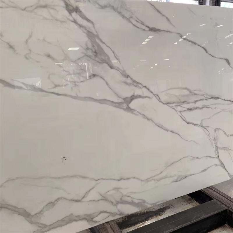 Artificial Stone Nano Glass White Slabs for Interior Wall Factory Price White Nano Glass Marble Price Per Square Meter